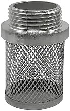 3/4inch 304 stainless steel filter head with External thread diameter of 25mm connected to DN20 3/4"