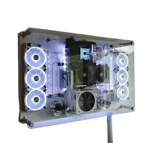 I9-14900KS/RTX 4090 split water-cooled gaming computer console