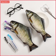IN Pen Bag Salted Fish Pen Bag Funny Pen Bag Creative Fish Shaped Simulation Fish for School