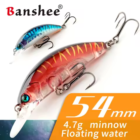 Banshee CRANK MINNOW Floating 4.7g 54mm Hot Model Fishing Lure Hard Bait Wobbler Crank Quality Profe