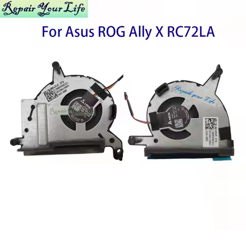 Cooling Fan For Asus ROG Ally X RC72LA 2024 Handheld Console PC Parts Cooler 13NV00F0M02021 13NV00F0