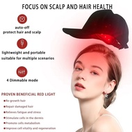 Red Light Hair Care Cap | 3-Mode Scalp Revitalizer | 660nm+850nm Multi-Light Head Spa Hat | Portable