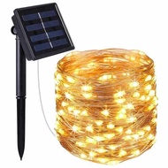 solar lamp lampu solar lampu solar taman terang Lampu Suria LED Hiasan Hari Krismas Lampu Wayar Temb