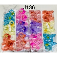 DOZENS J134 8cm (J136 7cm) double twin motif jedai, J135 1-way twin tulip jedai, tulip motif jedai, 