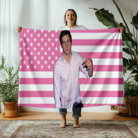 Jake Gyllenhaal Soft Plush Blanket Flannel Blanket Throw Blankets for Bedding sofa Ultra-Soft Bedroo