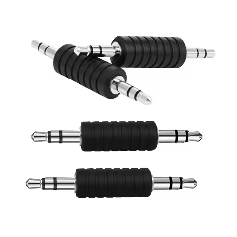 3.5mm Audio Cable Jack Adapter Male to Male Stereo Aux Plug Straight Converter for MP3 MP4 Earphone 