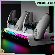 [mmise.sg] Cooling Station Controller Charging Base RGB Light for PlayStation5 Slim Console