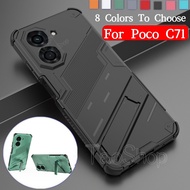 Casing For Xiaomi Poco C71 C 71 PocoPhone C71 PocoC71 PocoPhoneC71 Fashion Armor Shockproof Phone Ca