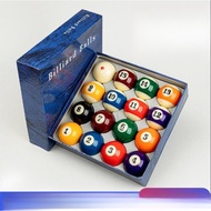 Black Eight Billiard Balls Standard Set Crystal Pool Balls Nine Ball Large8Complete Set of American 