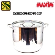 Soup Pot, Stainless Steel 8 Qt Maxim Grab Pot