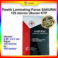 Hot Laminating Plastic KTP SIM ID Card Sakurai / GKTech Hot Laminating 80 micron / 125 micron / 250 