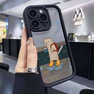 Phone Phone Case Suitable for iPhone Rainy Kitten Step Phone Case Suitable for iPhone16/14/15/13pro/