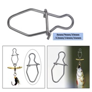 [szxmkj2lp] Heavy Duty Fishing Snaps Stainless Steel Swivel Lock Snaps Quick Change Fishing Snaps