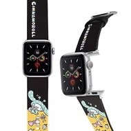SANRIO-Apple Watch-皮革錶帶-拼色CINNAMOROLL 玉桂狗