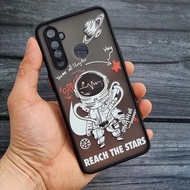 Astronaut Space Case Oppo A5S A5 2020 A7 A9 2020 A11K A12 A15 A15S A16 A16S F9 Casing Nasa Space Hyb