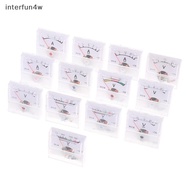 interfun4w AC 150-300V DC 10-250V DC 5-75A Ammeter Mini Voltage Current Meter Tester Analog Pointer 