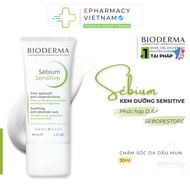 BIODERMA Sebium Sensitive Specialized Moisturizing Cream for Acne Skin 30ml