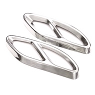 2pcs Black sliver Exhaust Tip Muffler Pipe Cover For A Class W176 B class w246 Mercedes Benz W212 W2