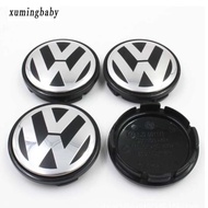 Xuming 4pcs 65mm Hub Rims Cover Wheel Center Cap For VW Touran Bora Caddy Boost Polo Golf 3 4 5 6 7 