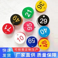 Digital Number Plate Metal Sign Supermarket Messenger Number Plate Hot Pot Catering Call Number Plat