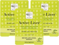 NEW NORDIC Active Liver | Daily Liver Supplement | Milk Thistle, Artichoke & Turmeric | for Men and 