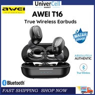 Awei T16 TWS Dual Ear Bluetooth Sports Earbuds With IPX4 Waterproof