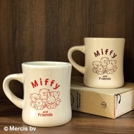 【MIFFY】曲線陶瓷杯 馬克杯 米飛與好朋友