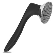 HAPPY TIME-Cast Iron Scrubber Cast Iron Cleaner for Cast Iron Skillet Grill Pan Dishes Wok Oven