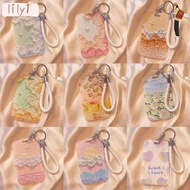 LILY Credit Card Holders, Plastic Business Card Holder, Cute Bus Card Cover  Student
