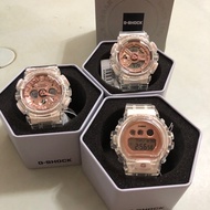 G SHOCK S series Transparent Rose Gold GMD-S6900SR-7D/GMD-S6900SR-7 /GMA-S120SR-7A/GMA-S120SR-7/GMA-