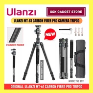 Ulanzi MT-61 MT61 Professional Carbon Fiber 2 In 1 Tripod | Max Height 174cm | Carbon Fiber | Ulanzi