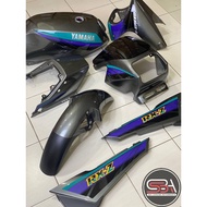 COVERSET BODYSET RXZ MILI ( TERMASUK TANK ) ORIGINAL EQUIPMENT MANUFACTURED OEM GRAPHIC 5 FULL GREY STICKER TANAM