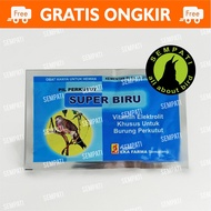 PIL PERKUTUT SUPER BIRU EKA FARMA SUPER BIRU PIL JAMU BURUNG PERKUTUT ISI 12 VITAMIN ELEKTROLIT SPRB