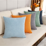 Cushion Cover Linen Blue Pillow Case 40x40cm 50x50 Sofa Cushion Grey Linen Throw Pillow Case Sofa Pillow Cover Square Cushion 30x50cm Big Bege Square Cushion Pillow Covers