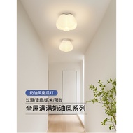Cream Style Aisle Lights Modern Simple Corridor Aisle Entrance ins Pumpkin Ceiling Lights Cloakroom 