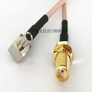 RF Pigtail cable SMA female bulkhead straight to TS9 TS-9 male Right Angle RG316 10/15/20/30/50cm 1/