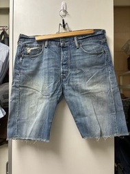LEVI’S 501 水洗牛仔短褲 W34 剪裁風 墨西哥製