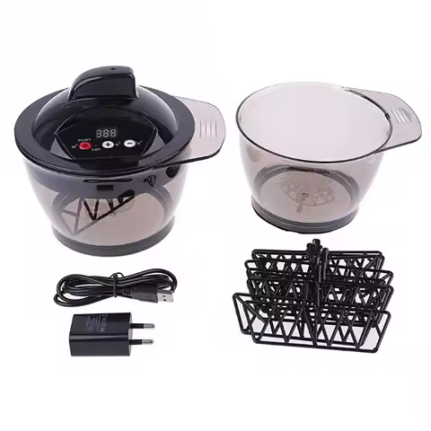 Electric Hair Cream Automatic Mixer Mixing Bowl Color Paste Blender Dyeing Stirrer Tool Coloring Hai