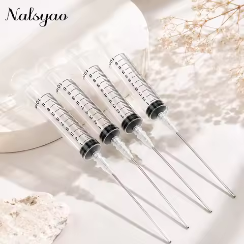 1pcs4pcs Add The Ink Tool 10ML Syringe Inkjet For Epson Canon Brother Hp Refilling Ink CISS Ink Cart