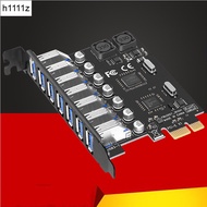 NEW 7 Port USB 3.0 PCI Express X1 Expansion Card PCI-E PCI E USB 3.0 Board USB3 6Gbps Adapter Contro
