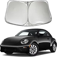 SZYUCHEN Car Windshield Sun Shade Sunshade Compatible with VW Volkswagen Beetle Coupe 2012-2019 Acce