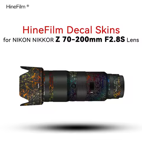 Customized Skin for Nikkor Z 70-200 F2.8S Lens Cover Skin For Nikon Z 70-200mm f/2.8 VR S Lens Stick