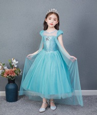 High QualityGift Kids Birthday Baby Elsa Halloween Clothes Princess Christmas 2 Cosplay Girls Costumes For Frozen 2-10years Girl Dress Dress Party