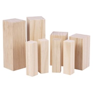 (APNH) 8Pcs Basswood Natural Carving Wood Blanks Balsa Wood Untreated for Children Adults Craft DIY