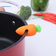 PEK-Lid Lifter Spill Proof Overflow Prevent Carrot Shape Pot Lid Holder Clips for