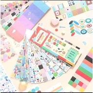 ute Color Card Basic Sticker Bool 2.0 Ins Style Super Many Materials Decorative Handbook High Value