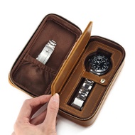 Genuine Genuine Leather Perpetual Watch Storage Box High-Quality Crazy Horse Leather Independent Wat