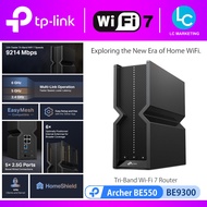TP-Link Archer BE550 BE9300 Tri-Band Wi-Fi 7 Router with Multi-Link Operation EasyMesh HomeShield