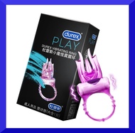 💟 [Durex Devil Ring Discreet Packing] Durex Vibrator Little Devil Vibrating Ring Time Delay Ring Clitoris Stimulator Vibrators Sex Toys Intimate Product for Men
