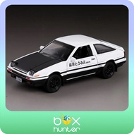 DieCast Mini Auto Initial D Trueno AE86 Light & Sound Ae86 Trueno Apex Metal Toy | (Inisharu Dī)